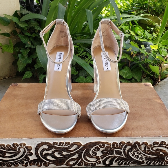 Modern Chic Steve Madden Rhinestone Sandals - Picture 4 of 14